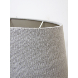 Lampa stołowa ceramiczna betonowa z abażurem 75cm